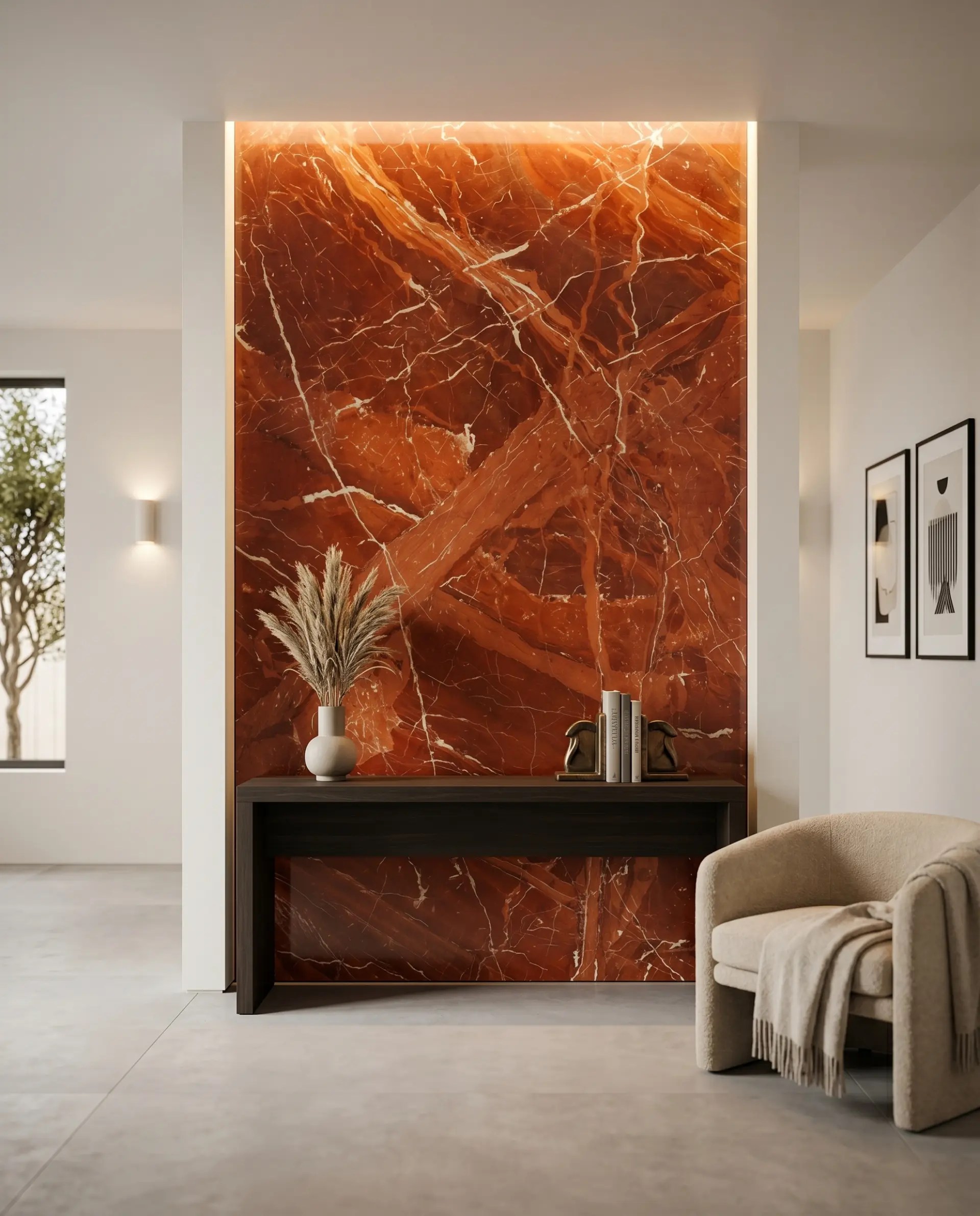 Rosso Fantastico inspiration – Accent Wall