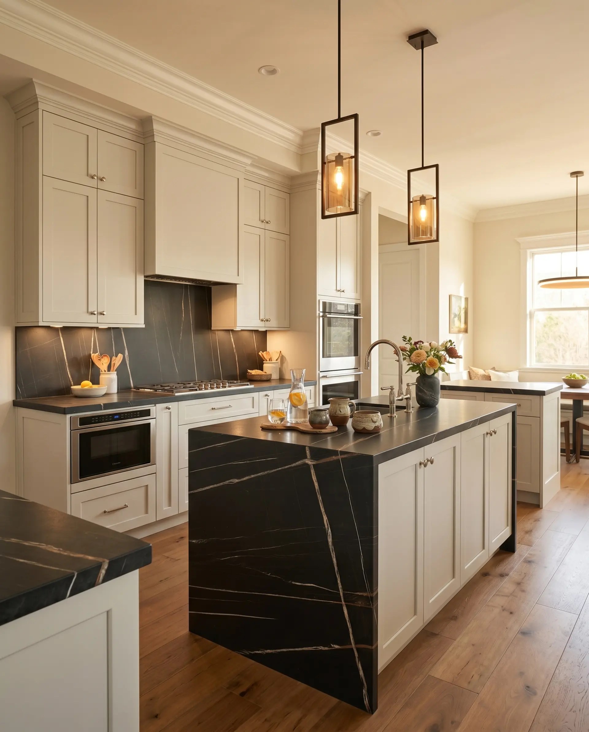 Sahara Noir inspiration – Transitional Kitchen