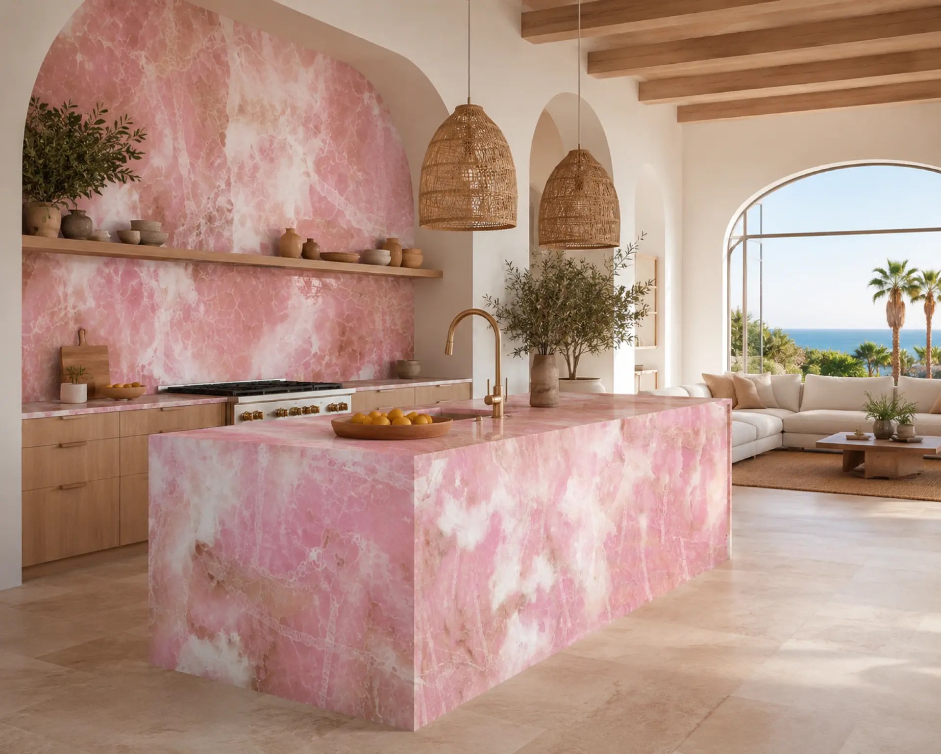 Pink Onyx inspiration – Kitchen