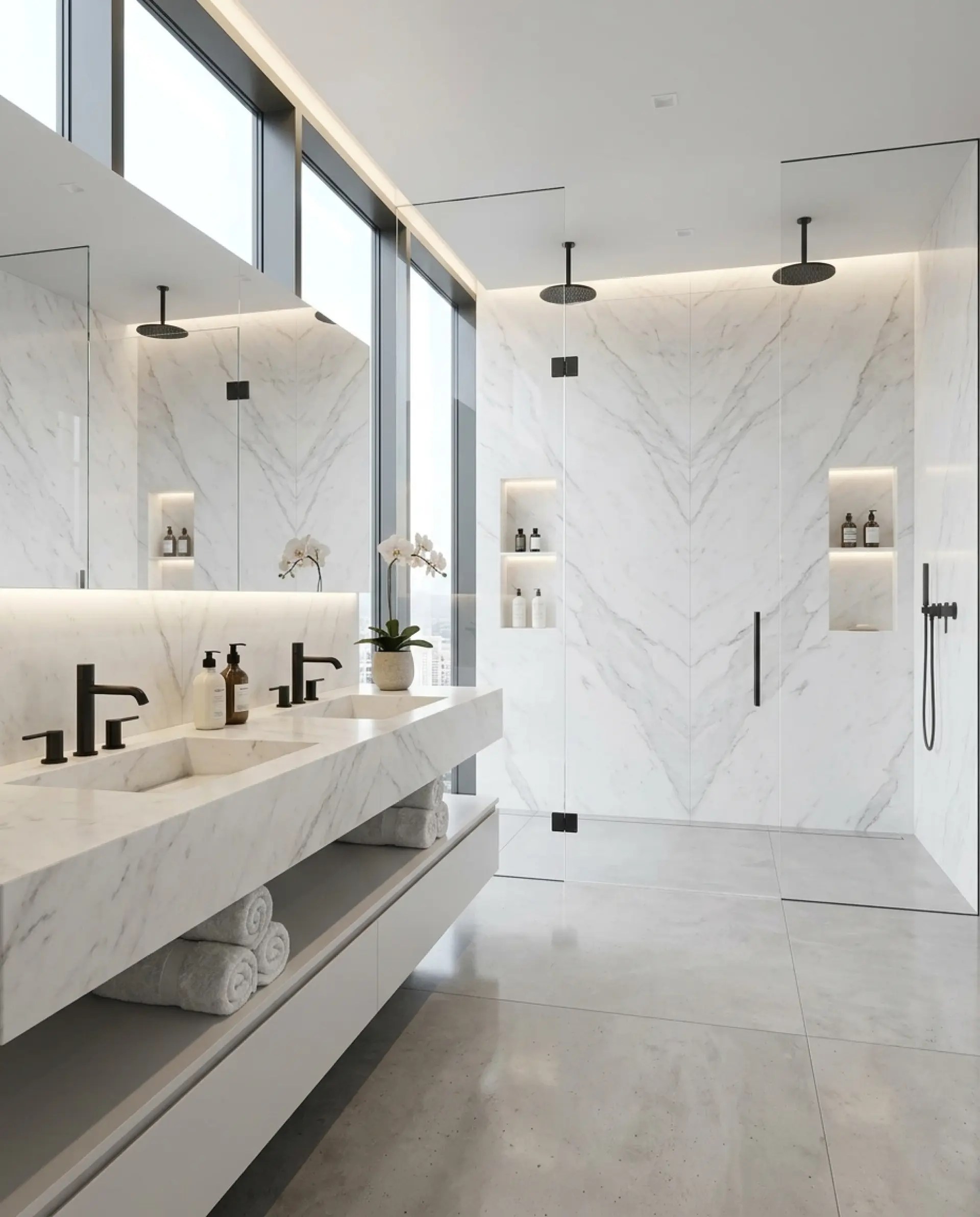 Pigon White inspiration – Modern Bathroom