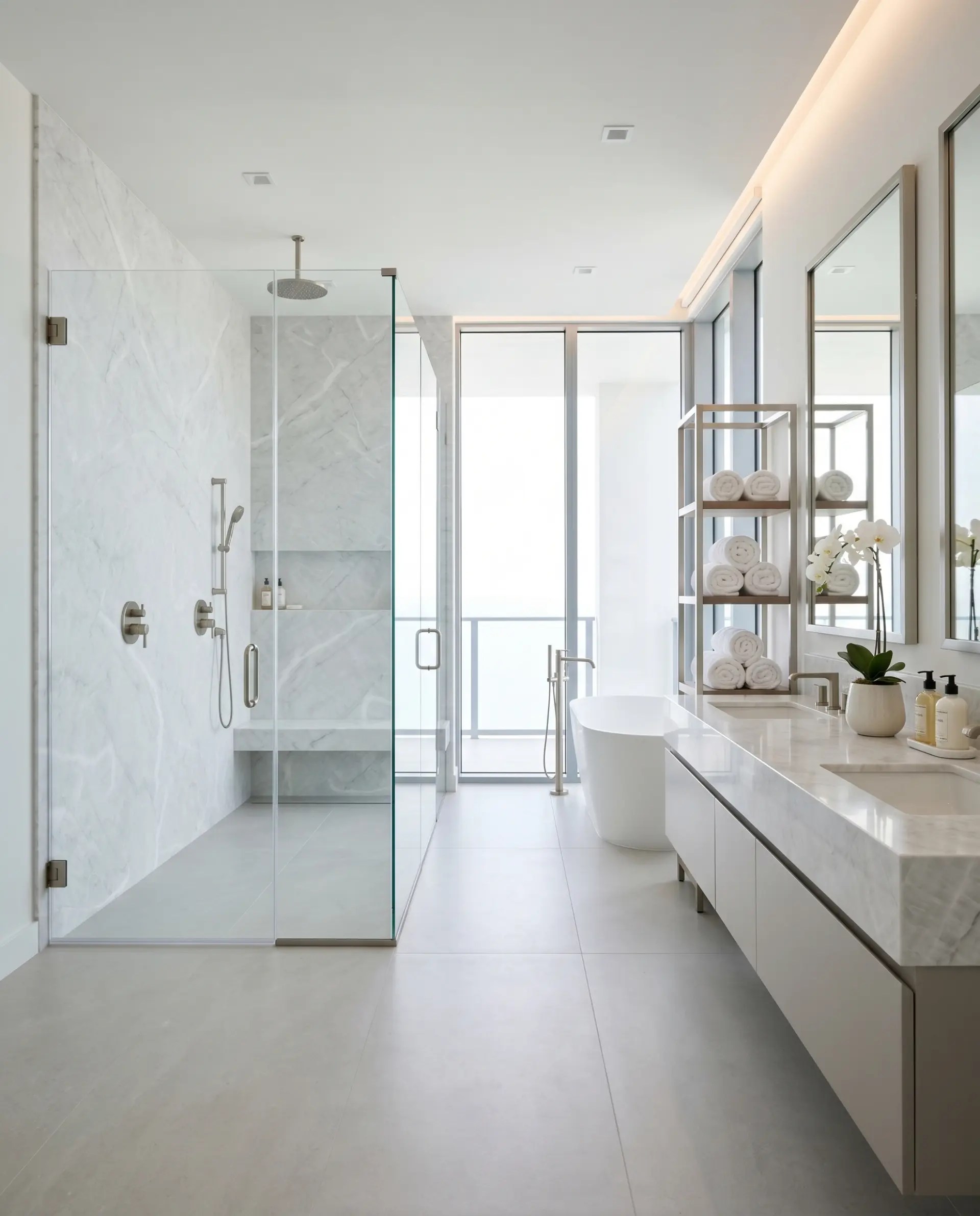 Perla Bianca inspiration – Modern Bathroom