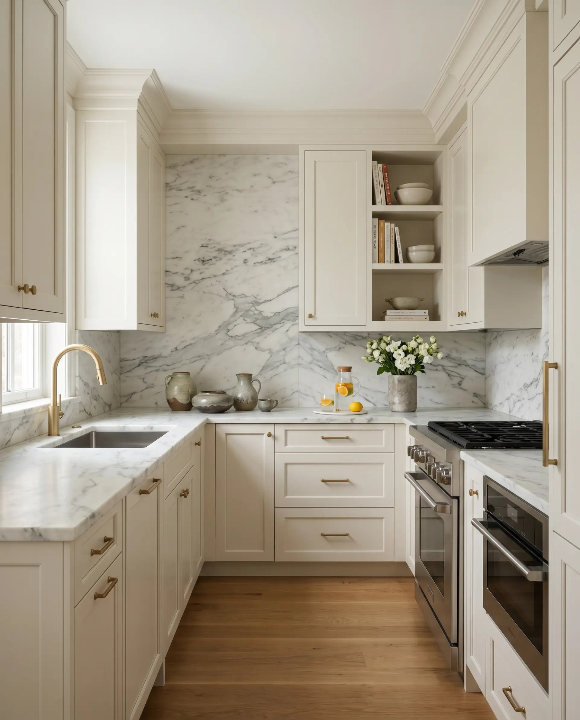Olympian White Danby inspiration – Transitional Kitchen