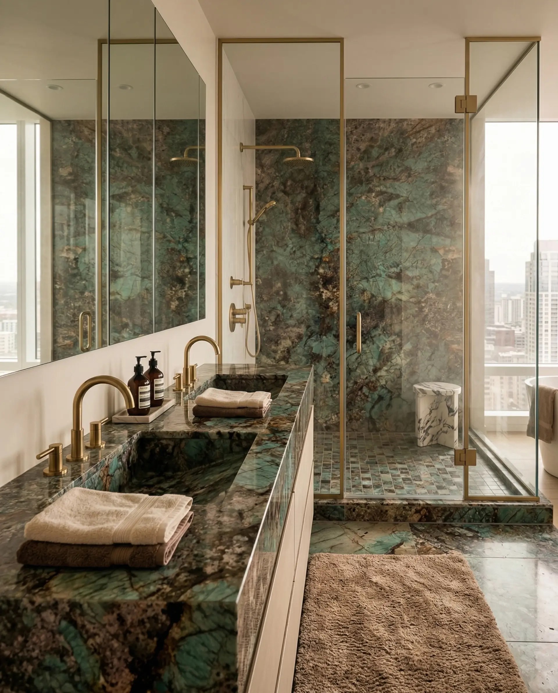 Amazonite inspiration – Bathroom Vanity