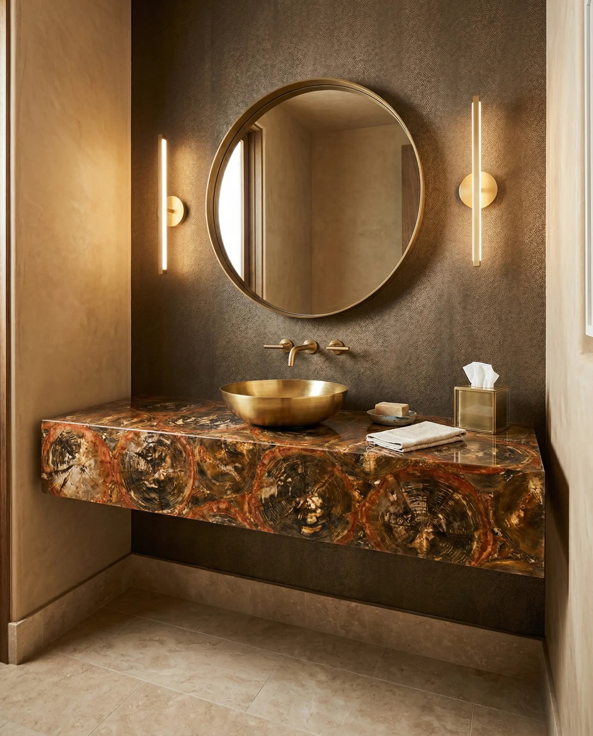 Beigered Petrified Wood inspiration – Powder