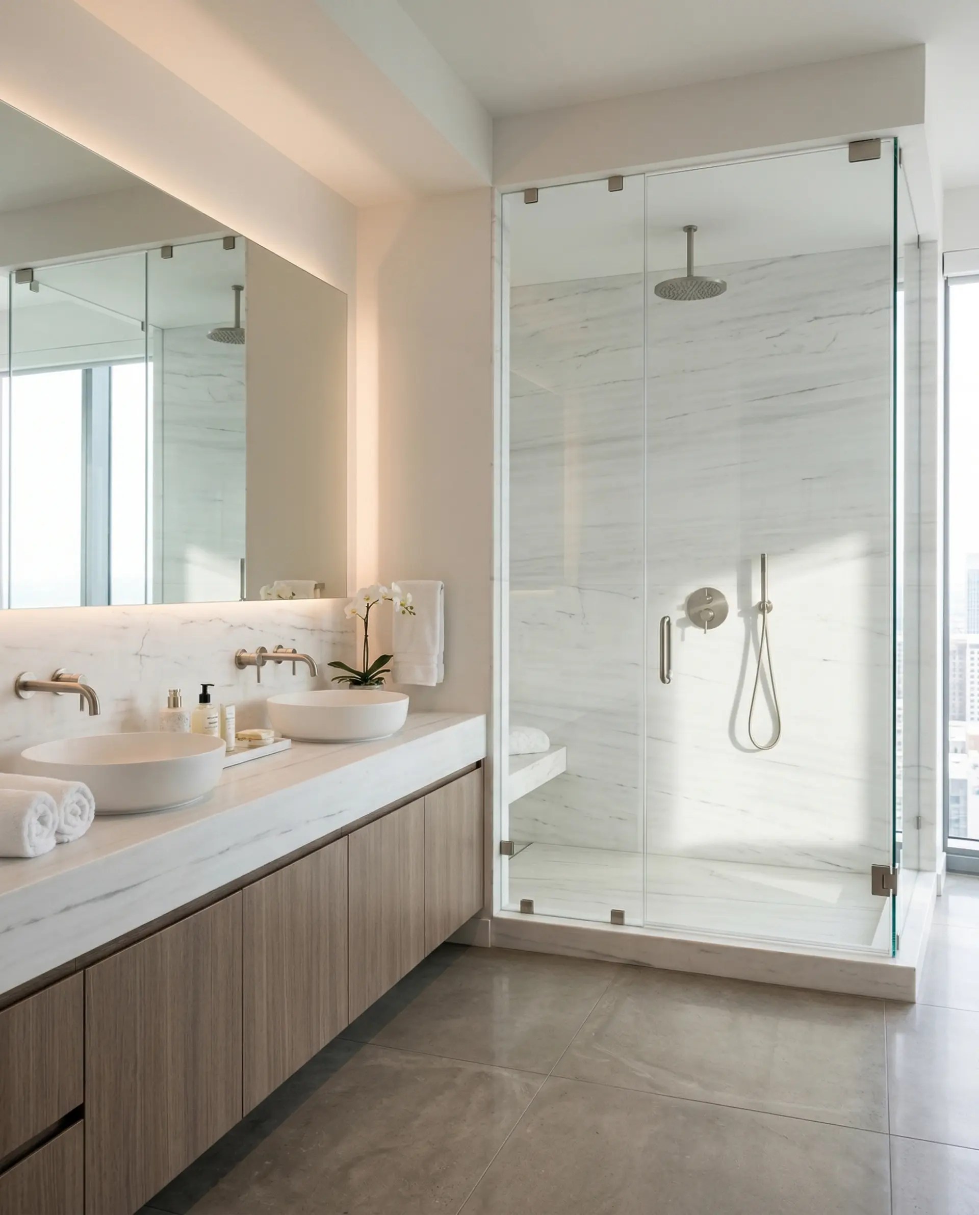 Bianco Dolomiti  inspiration – Bathroom