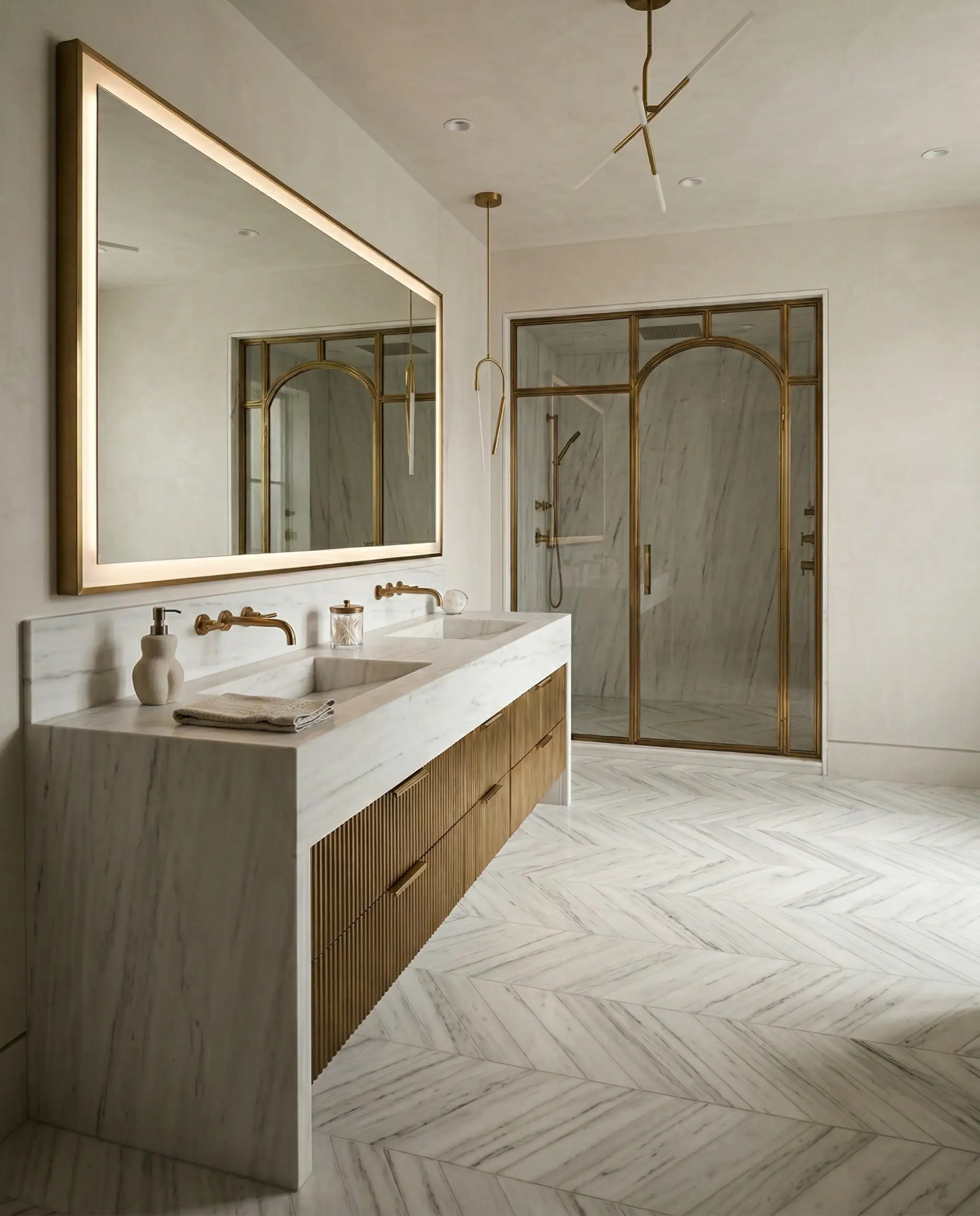 Bianco Dolomiti  inspiration – Bathroom