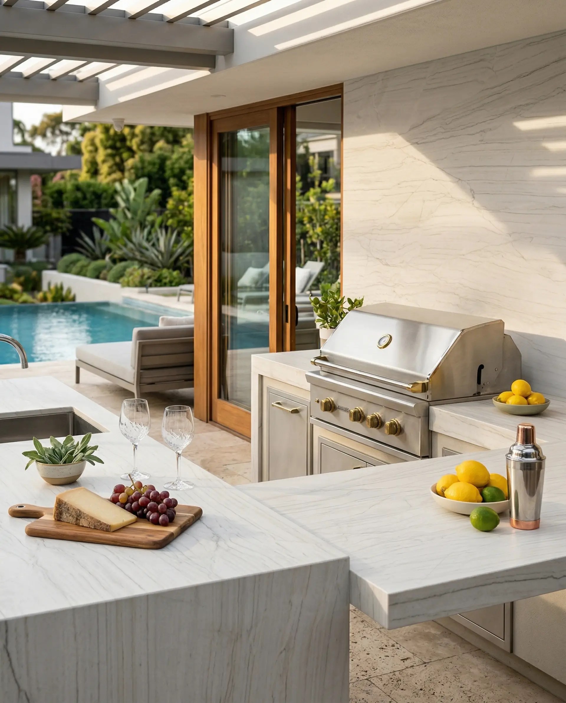 Bianco Lux inspiration – Outdoor Kitchen