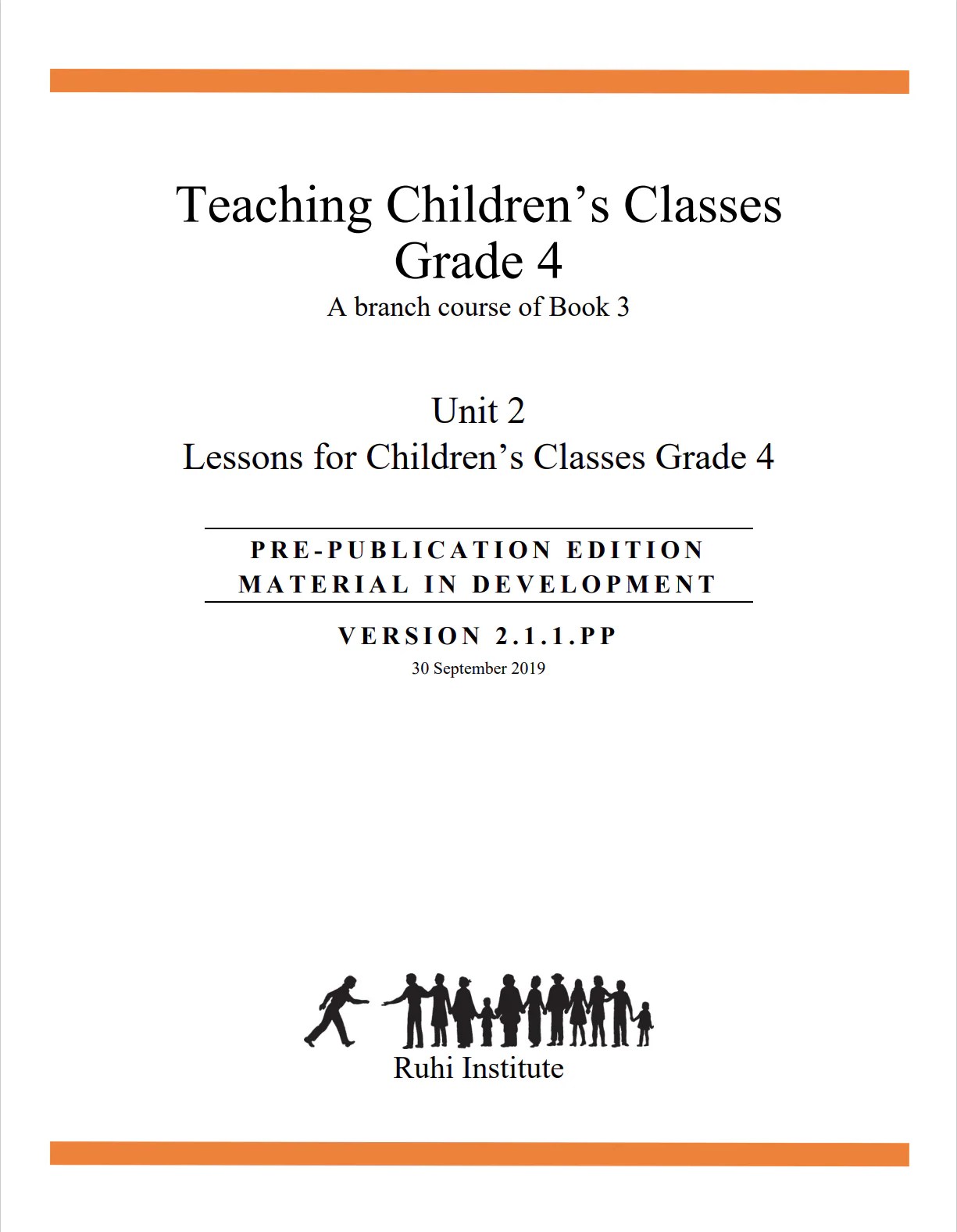Teaching Children S Classes Grade 4 Baha I Training Institute