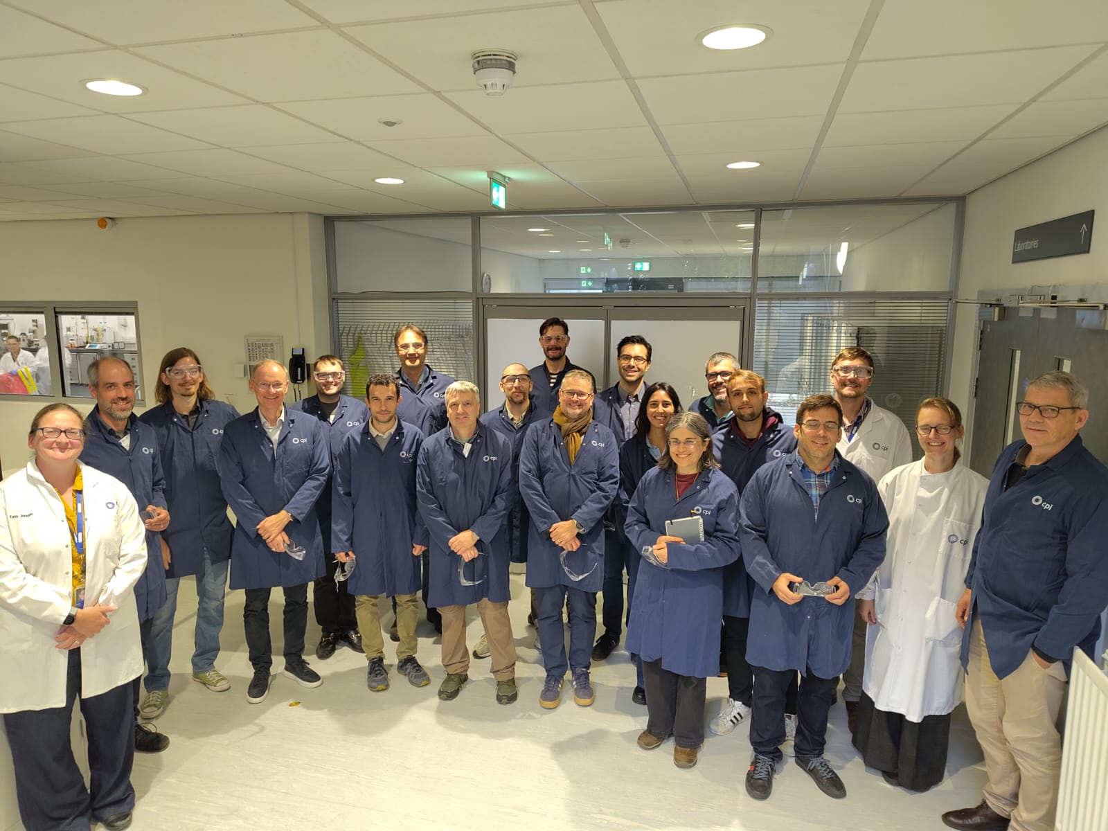 Facility tour at CPI Sedgefield