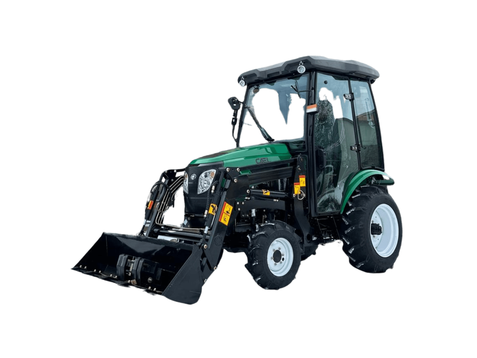 Tracteur avec Cabine et Chargeur Frontal – Moteur Perkins