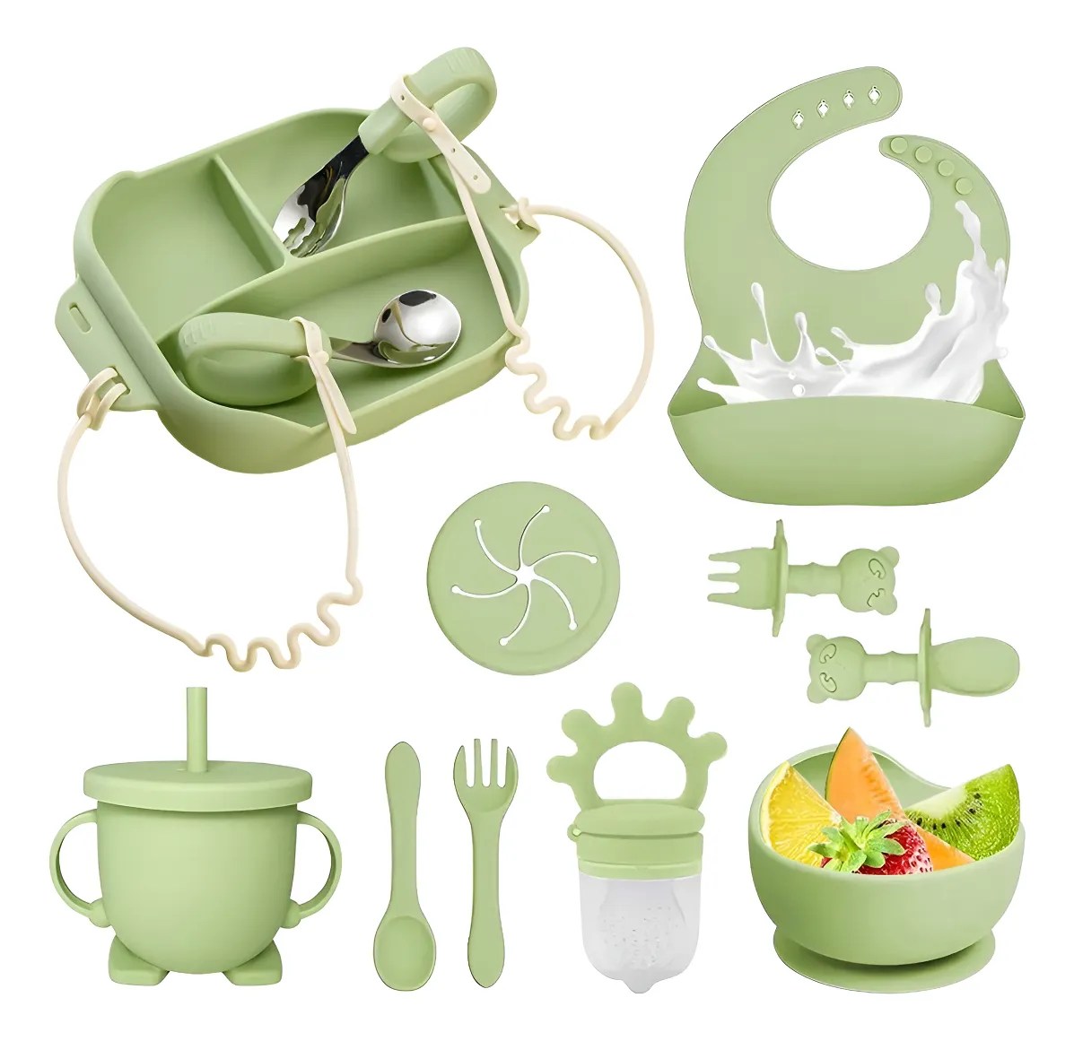 Set de alimentación complementaria bebé