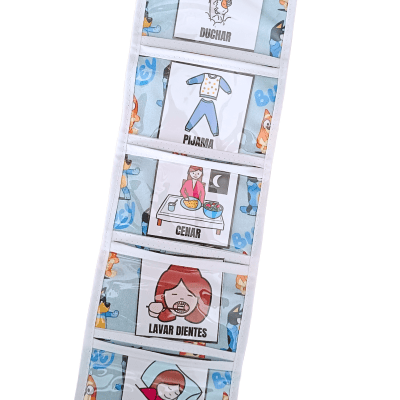 PORTA PICTOGRAMAS BLUEY AZUL