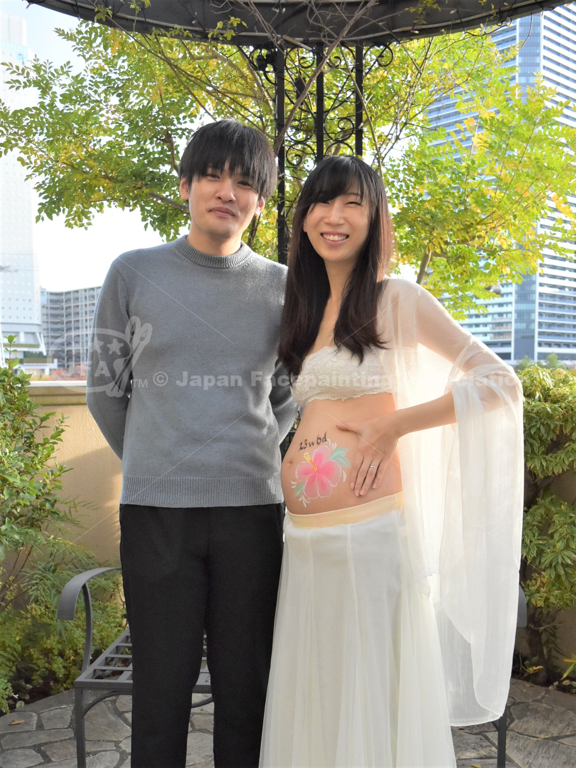 マタニティ＆ベビーフェスタ2021マタニティペイント（来場者2021）の画像