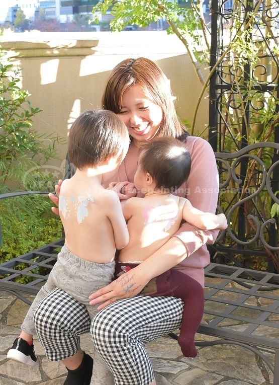 マタニティ＆ベビーフェスタ2021_赤ちゃんペイントの画像