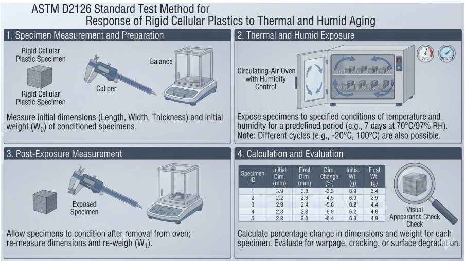  This image shows a circulating-air oven used to determine temperature as per ASTM D2126.