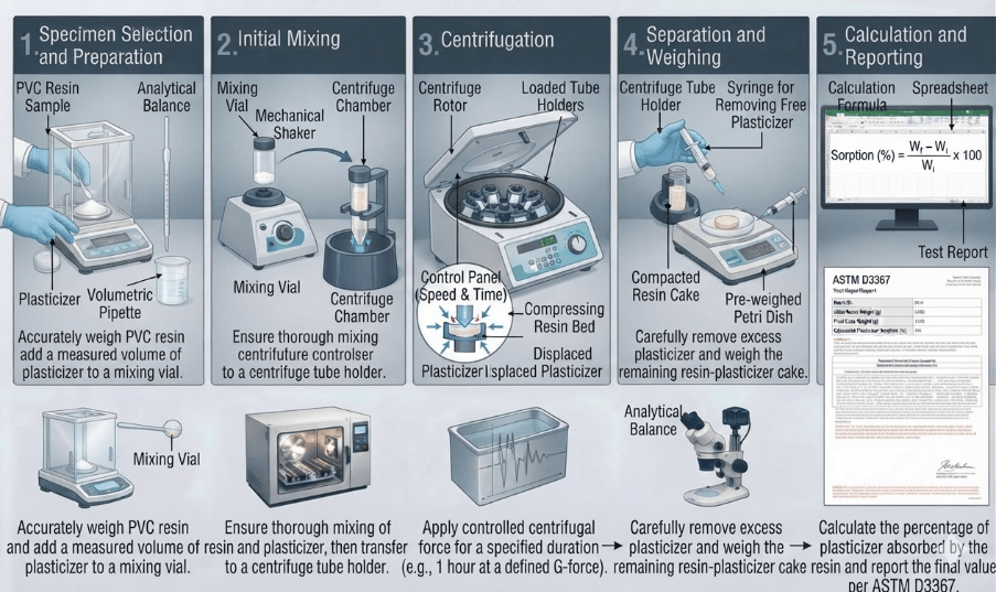 This image represents a centrifuge machine used for applying centrifugal force as per ASTM D3367.