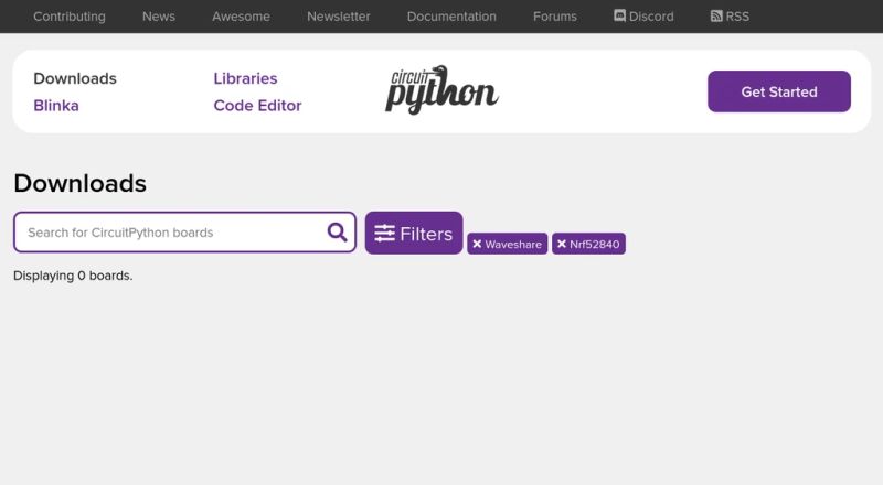 Installing Bootloader And Circuitpython On Waveshare Core52840 - Premium Nature Illustration Gallery - Full HD