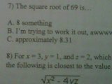 Squareroot Of 69 Math Fail