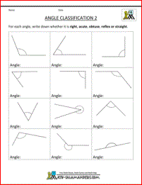 grade geometry 4th shapes worksheets angle math 2d classification 3rd sheet salamanders pdf answers version