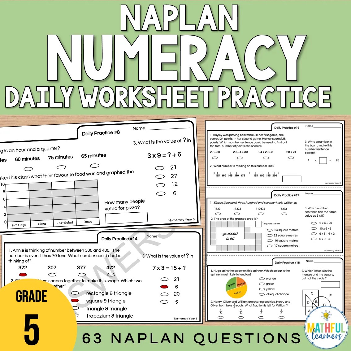 Images of year 5 numeracy worksheets worksheetsnumeracy