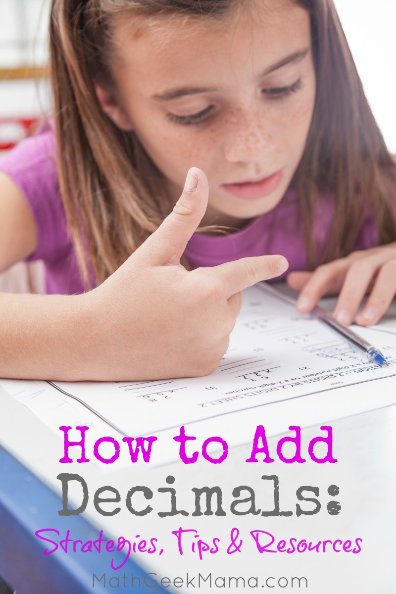 Teachers to address the following common core. How To Add Decimals Simple Strategies Tips