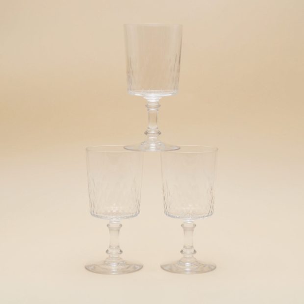 Les verres à pieds Baccarat