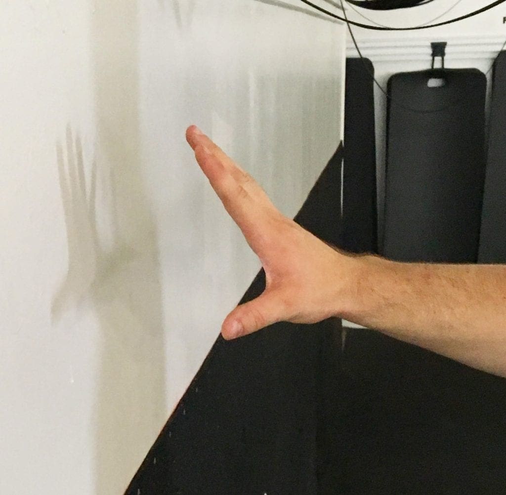 Bicep and Forearm Wall Stretch 2