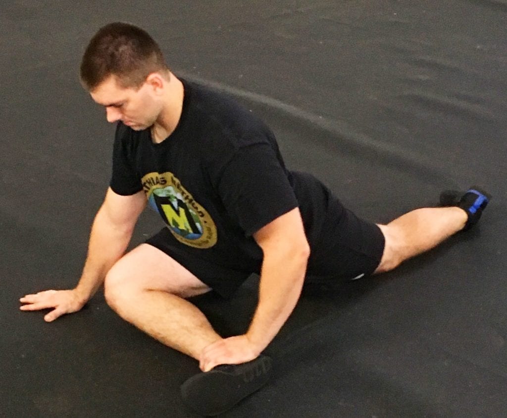Pigeon Pose hip Glute Stretch 1