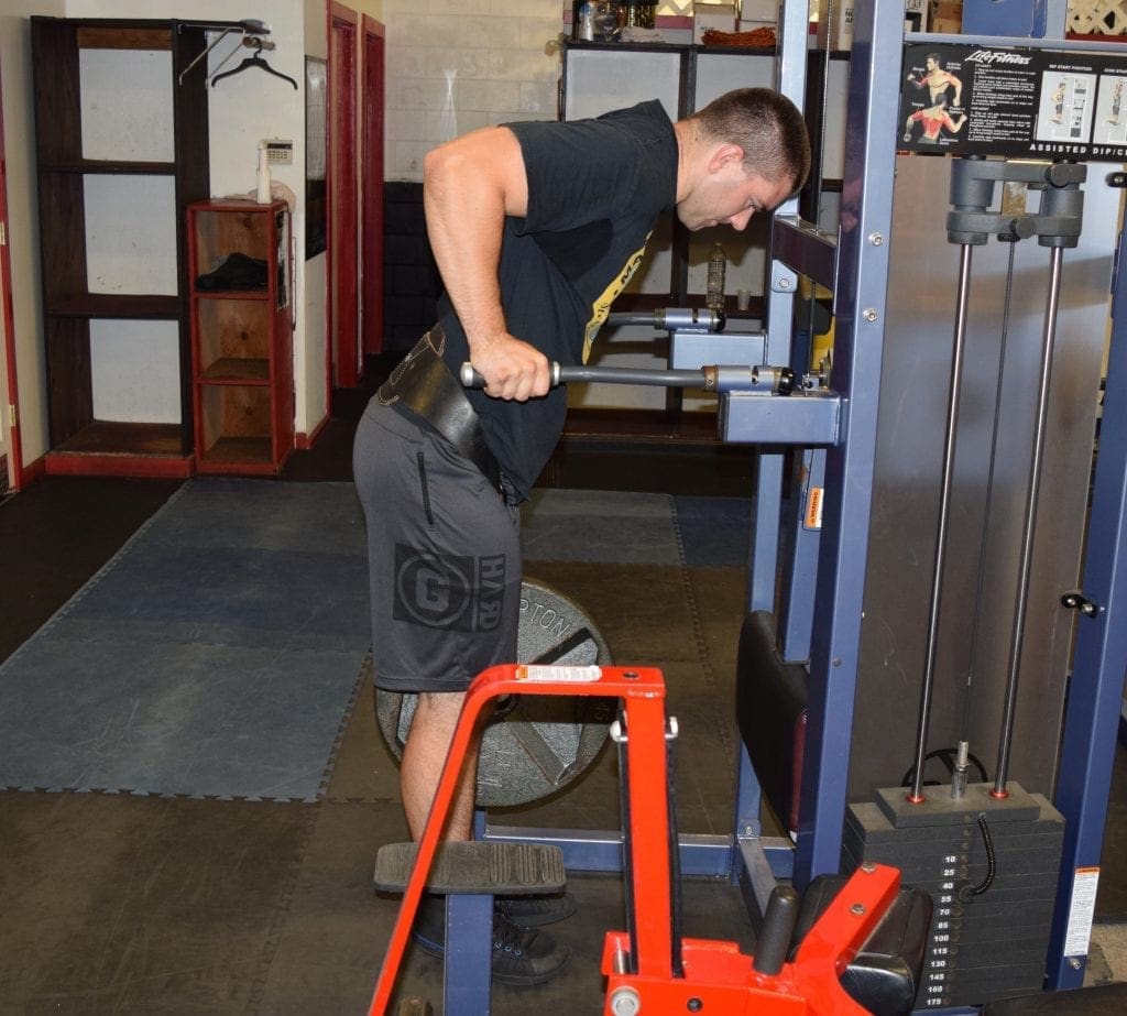 Weighted Dips Exercise 2