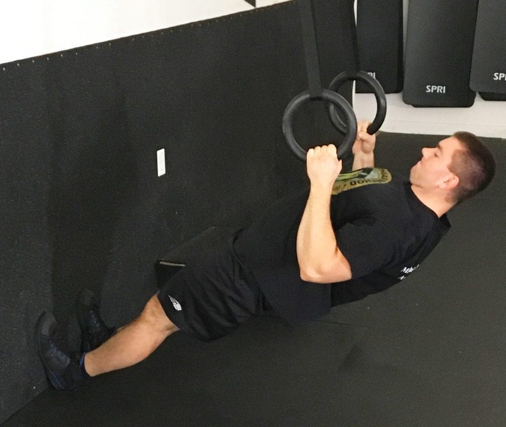 TRX Inverted Row Back Exercise 2