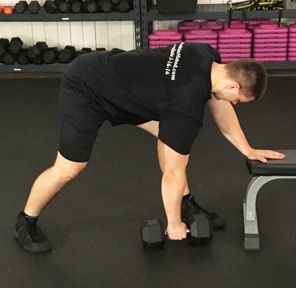 Dumbbell Row Exercise 2