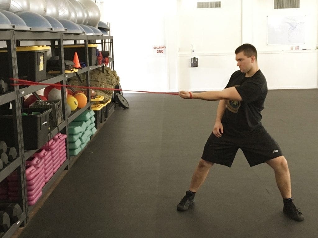 Shoulder Scapular Protraction Stretch 1