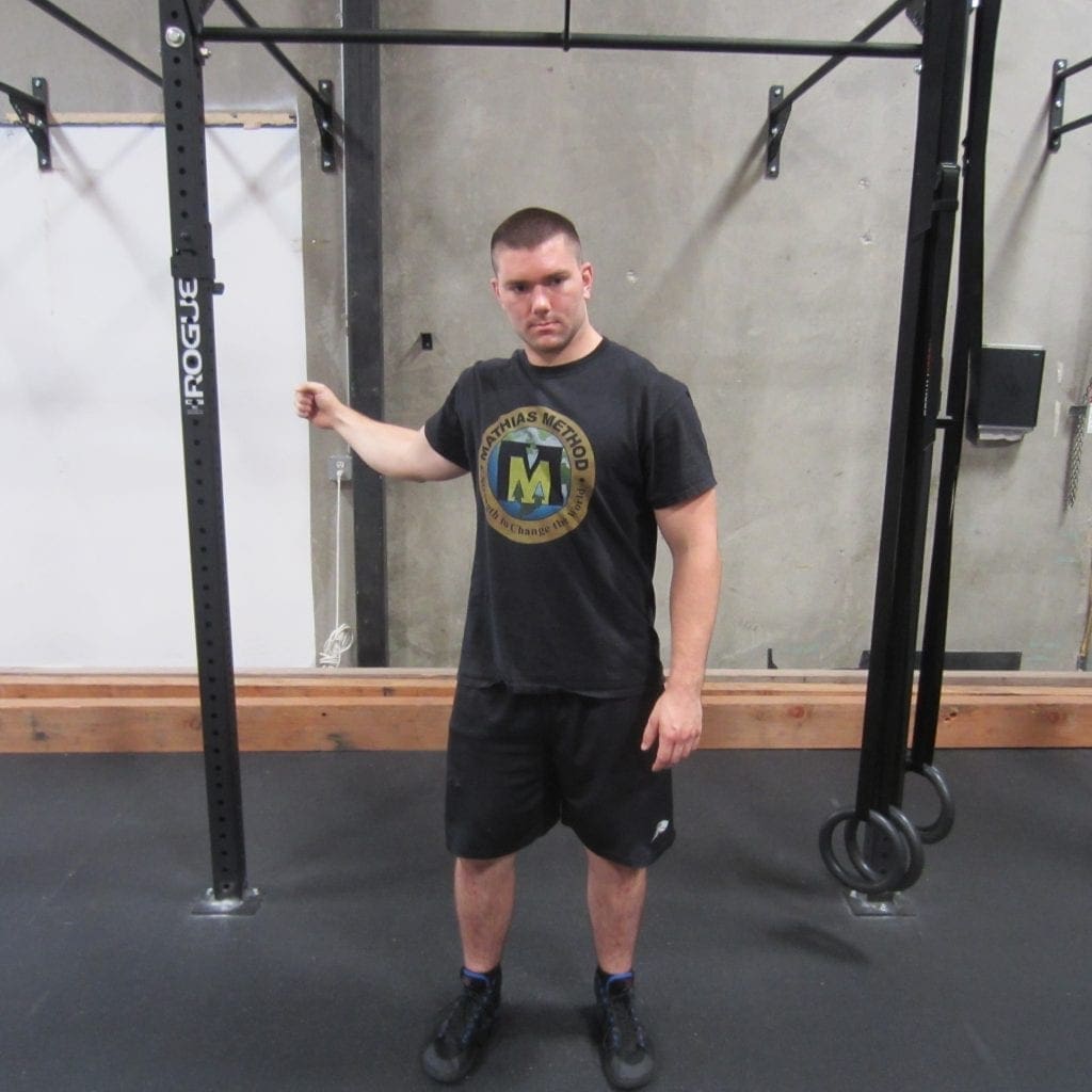 Single Arm Swings Shoulder Warm Up Exercise 4