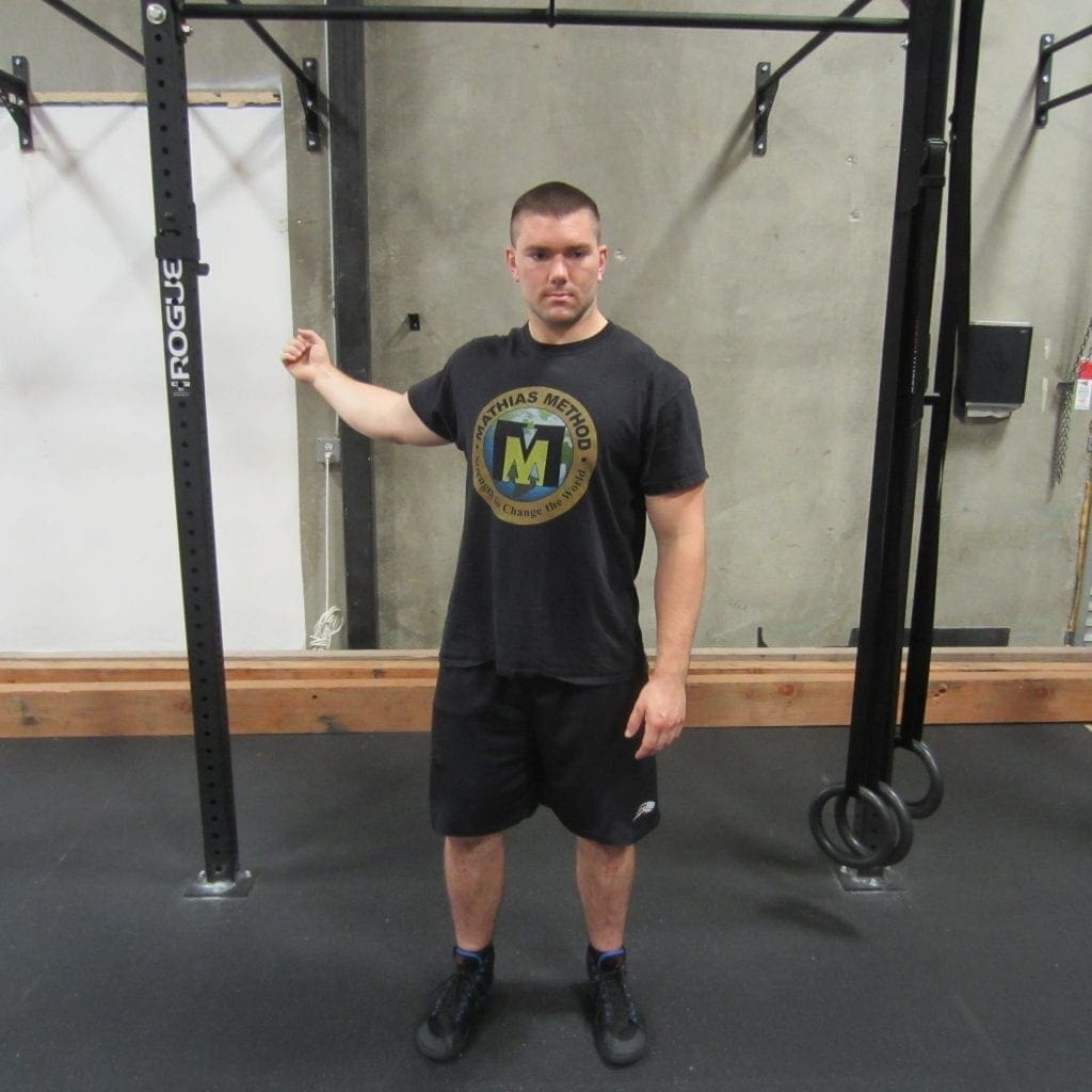Single Arm Swings Shoulder Warm Up Exercise 3
