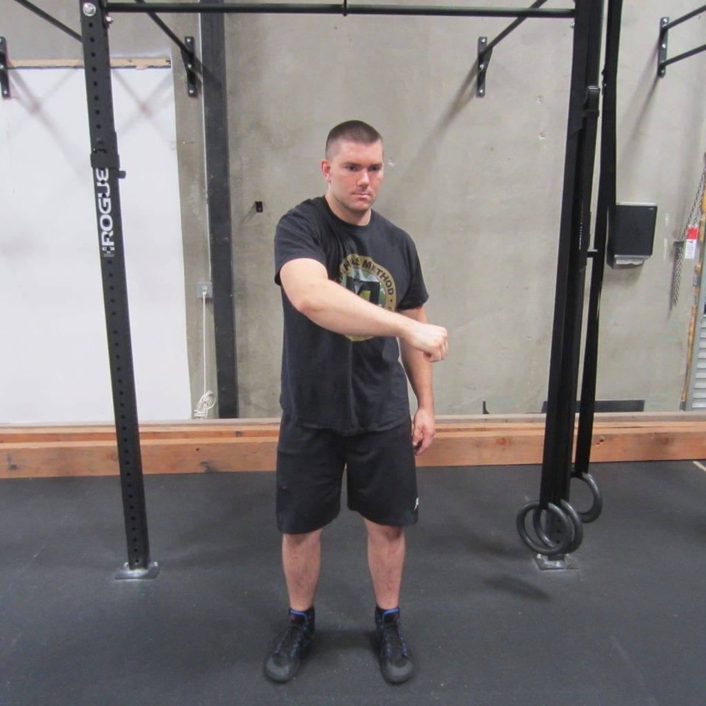 Single Arm Swings Shoulder Warm Up Exercise 2