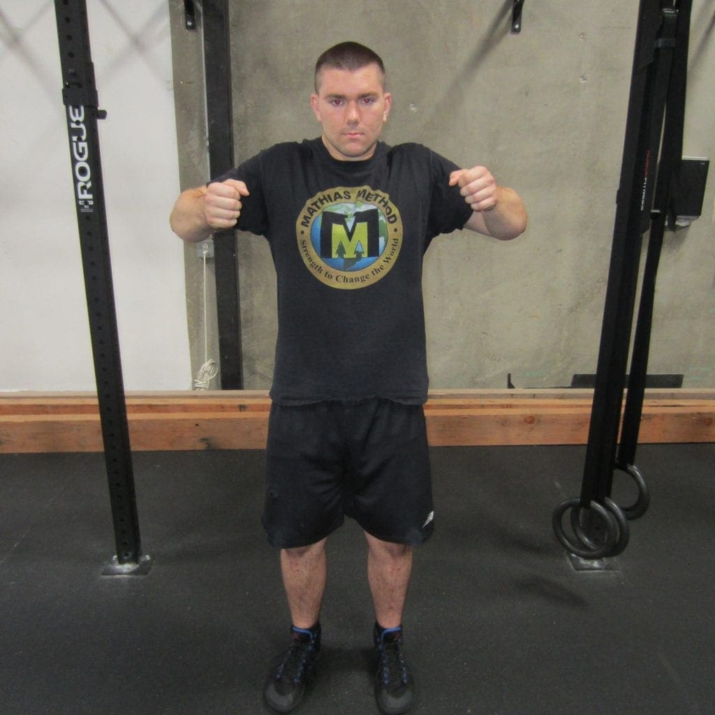 Shoulder Scapular Elevation-Depression Exercise 1