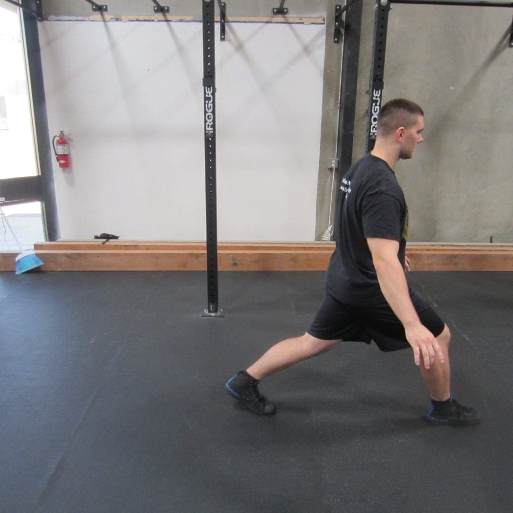 Hip Flexor Stretch Warm Up Exercise 4