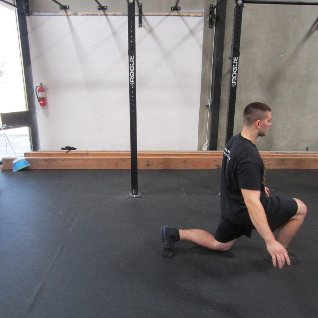 Hip Flexor Stretch Warm Up Exercise 3