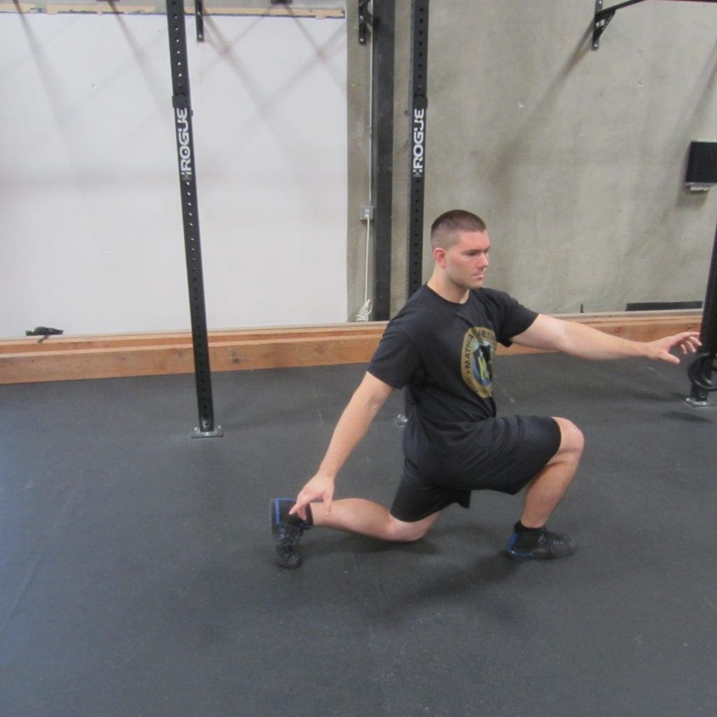Hip Flexor Stretch Warm Up Exercise 2