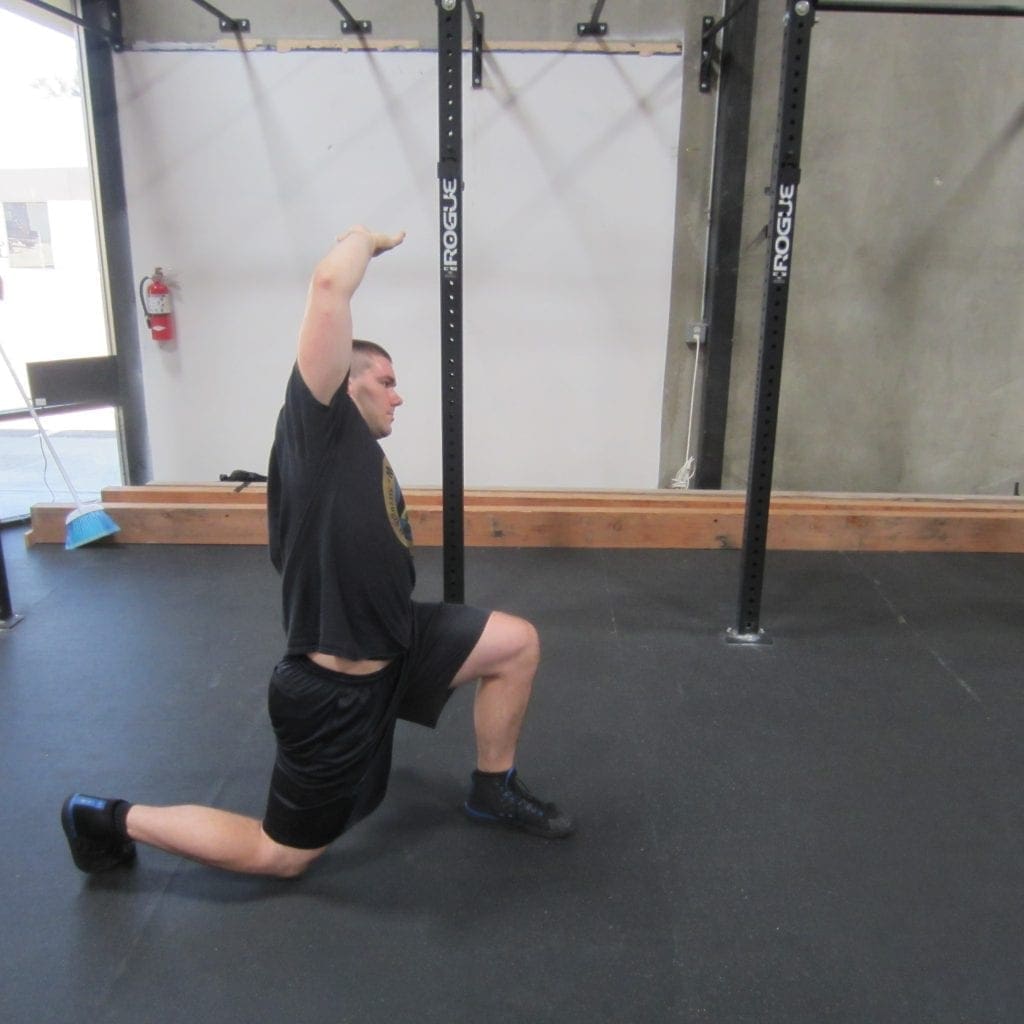 Hip Flexor Stretch Warm Up Exercise 1