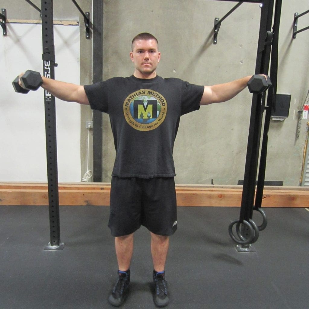 Dumbbell Lateral Raises Exercise 1