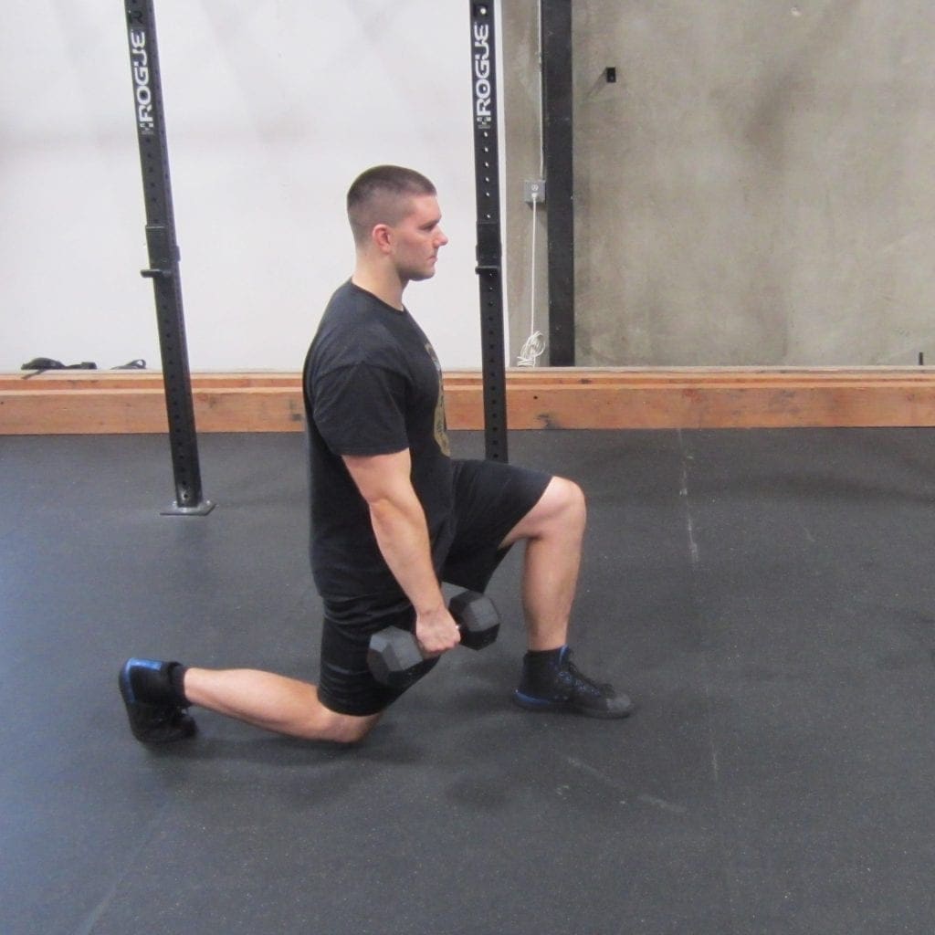 Weighted Walking Lunges Leg Exercise 4