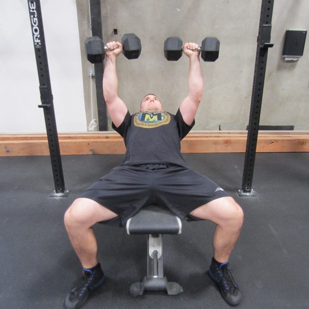 Incline Dumbbell Press Exercise 3