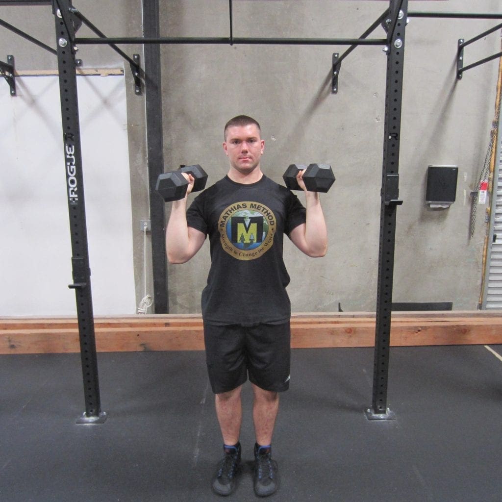 Dumbbell Overhead Press Exercise 5