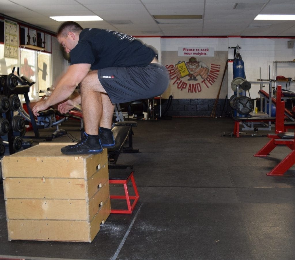 Plyometric Box Jump Exercise 1