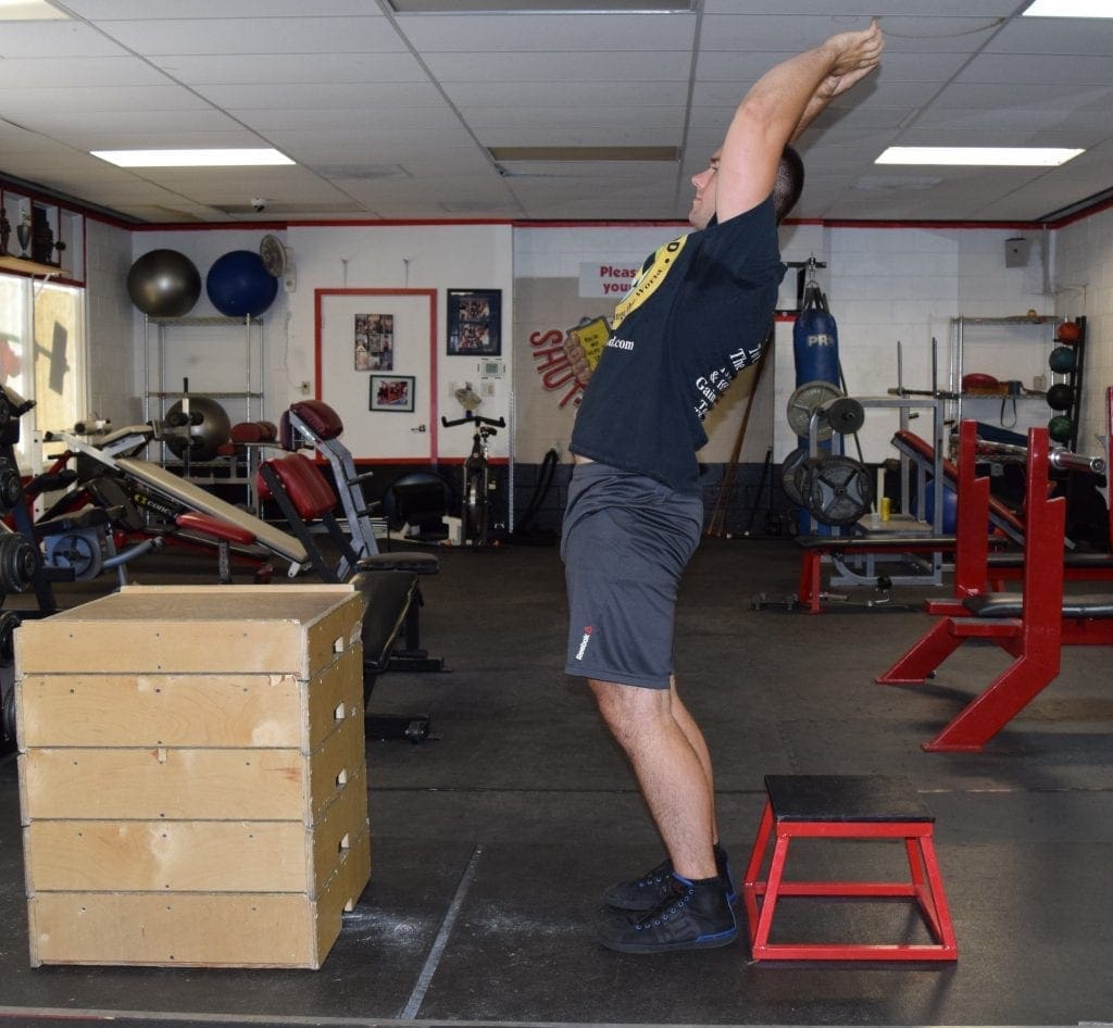 Plyometric Seated Box Jump Exercise 6