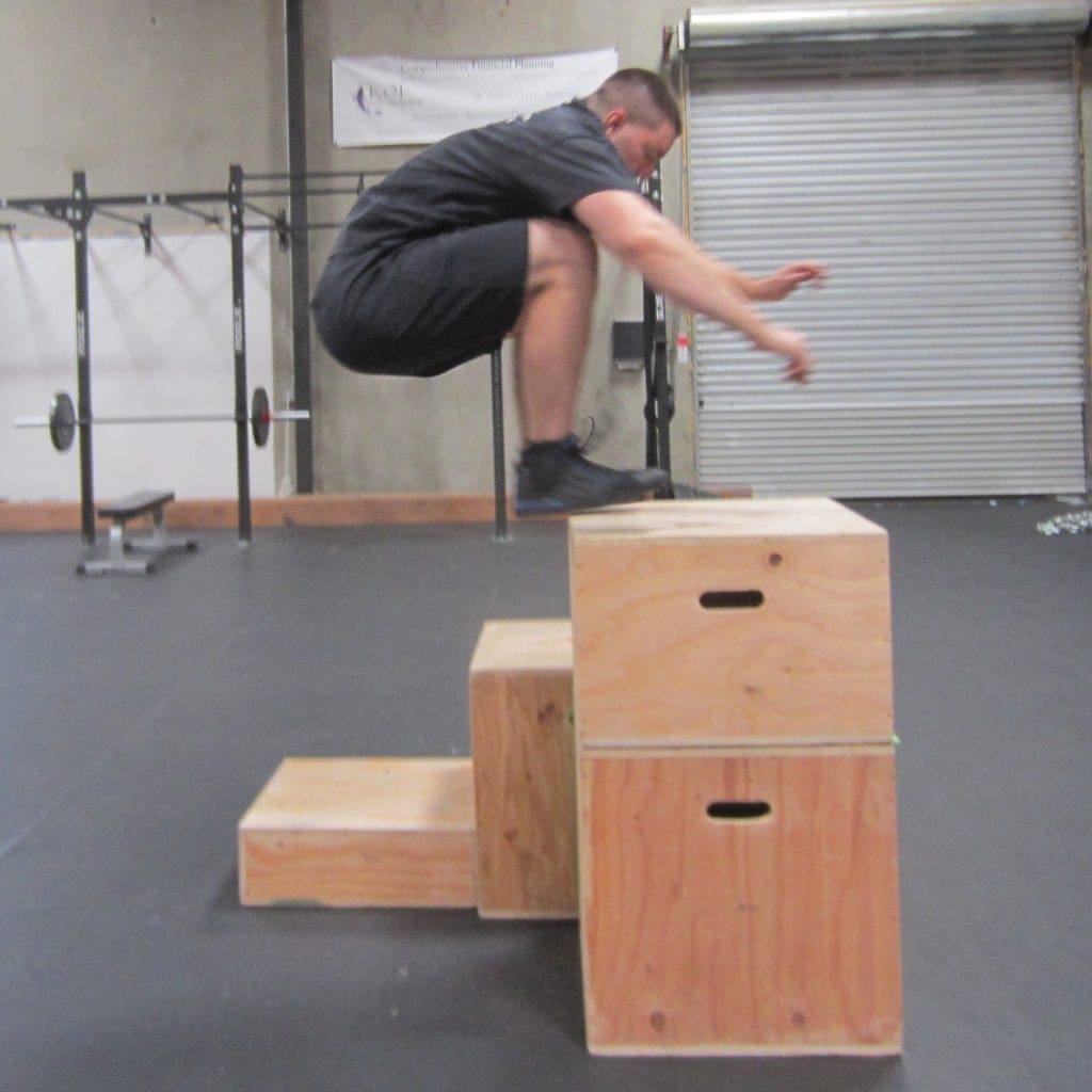 Plyometric Box Jump Exercise 8