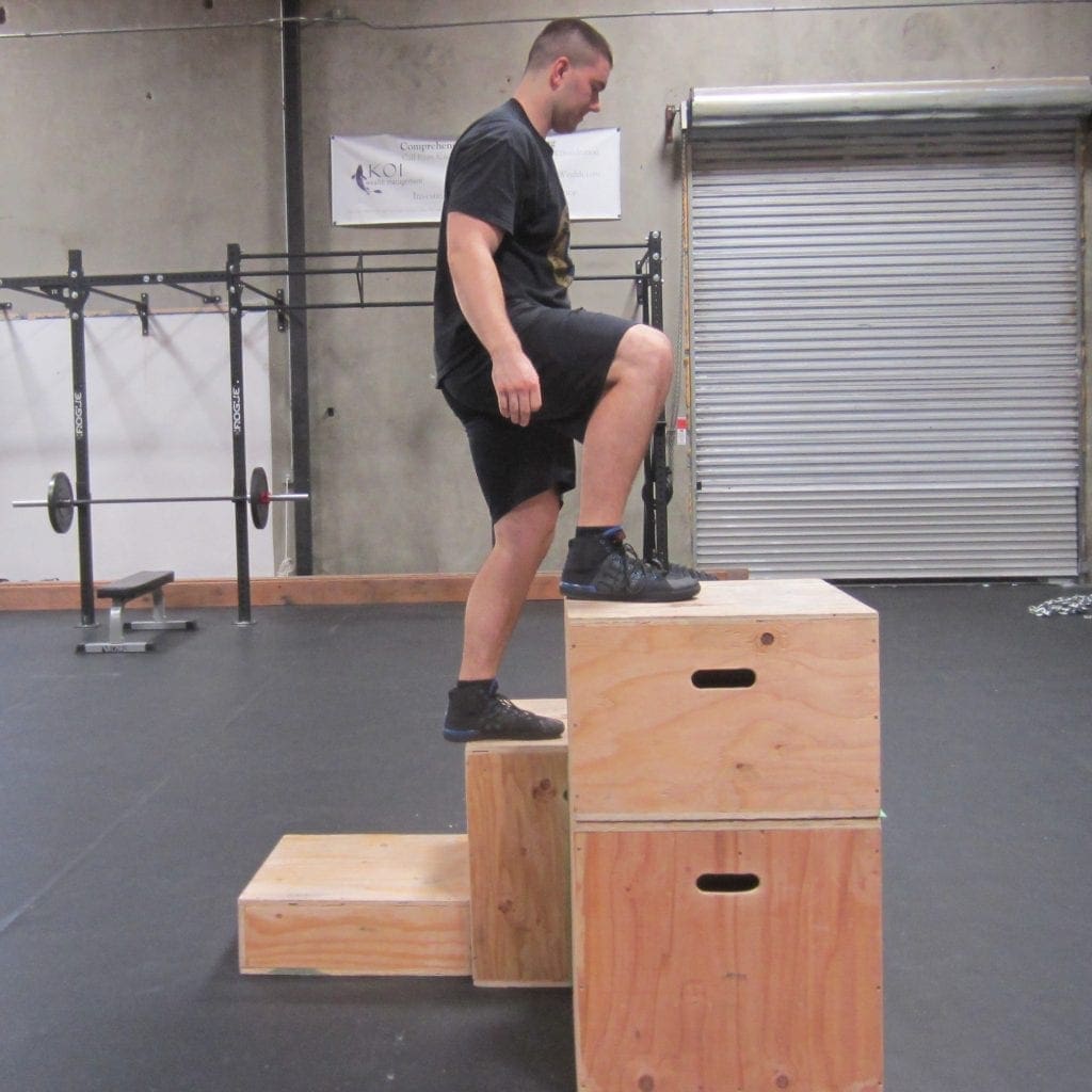 Plyometric Box Jump Exercise 3