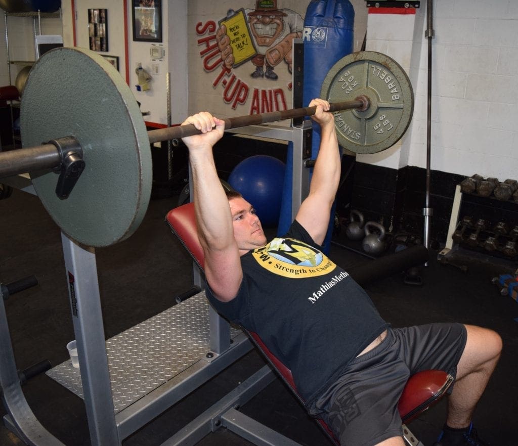 Incline Bench Press Exercise 2