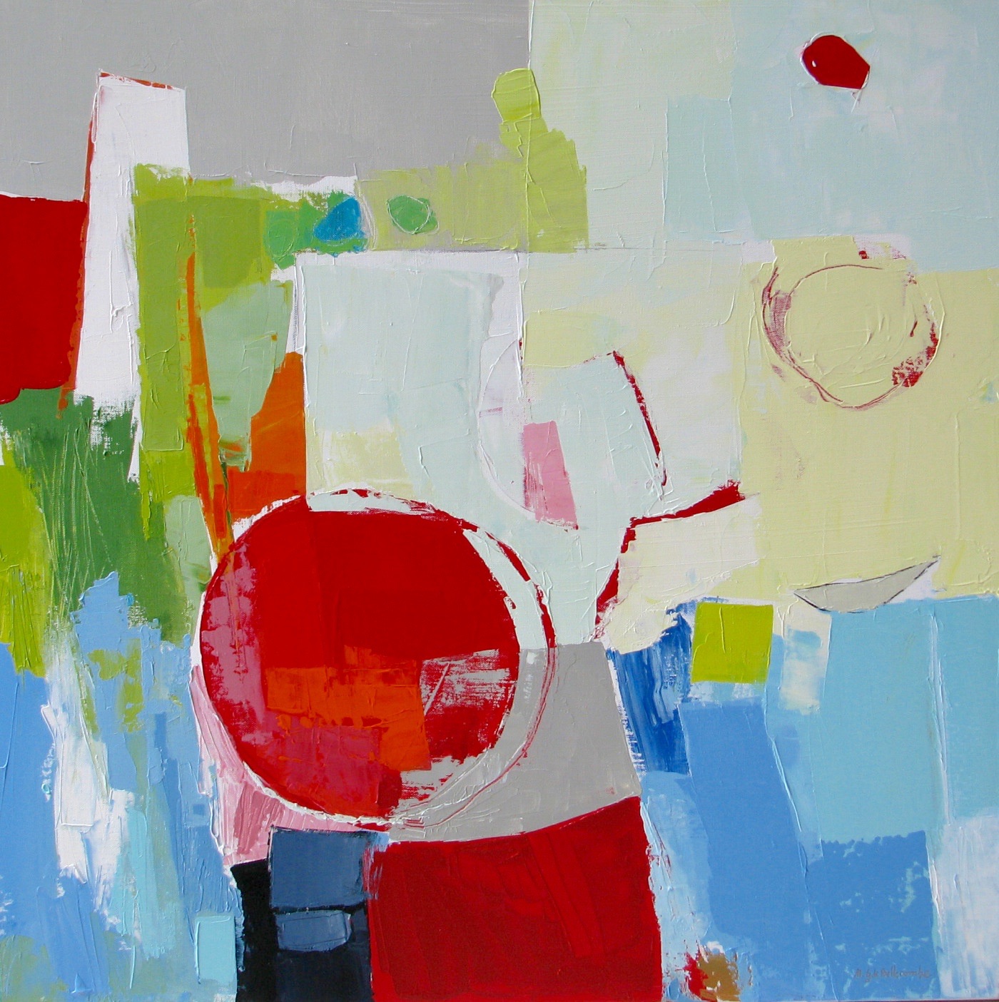 Les abords du lac 80x80 (vendu)